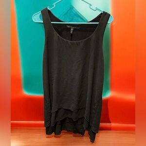 White House black market Elegant Black Sleeveless Top MEDIUM